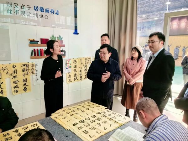 省残联权益保障和教育就业部三级调研员陈小虎调研泰安心康医院“如康家园”